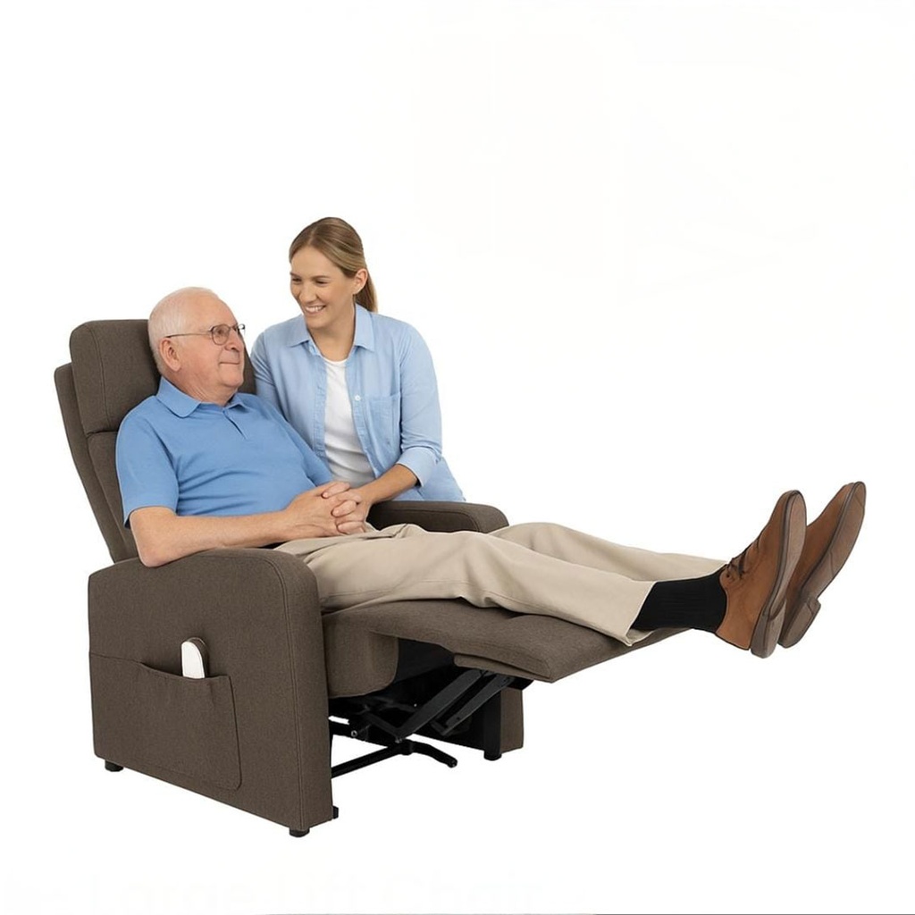 LARGE LIFT CHAIR (BROWN)