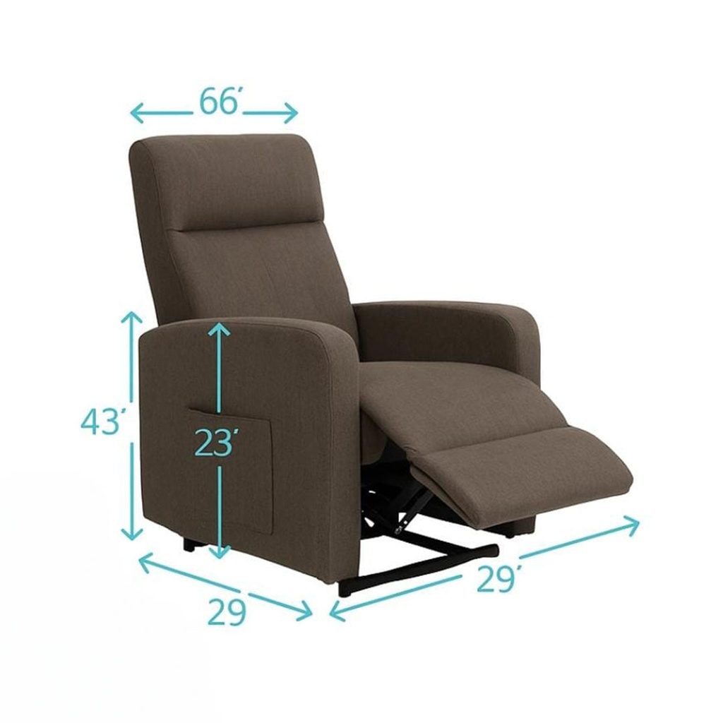 LARGE LIFT CHAIR (BROWN)