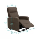 LARGE LIFT CHAIR (BROWN)